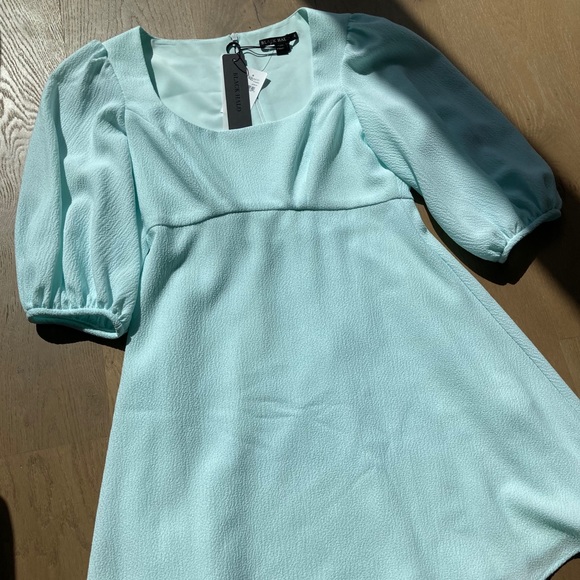 Black Halo blue midi dress - Picture 2 of 3